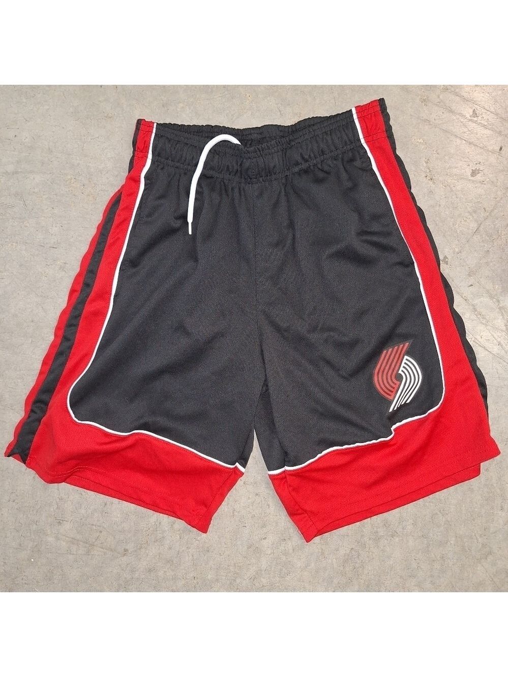 Portland Trail Blazers NBA Athletic Shorts Black Red Medium